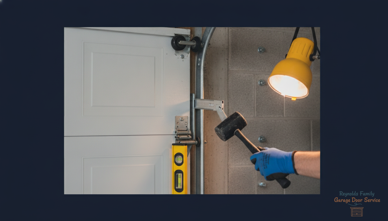 Garage Door Track Repair & Alignment